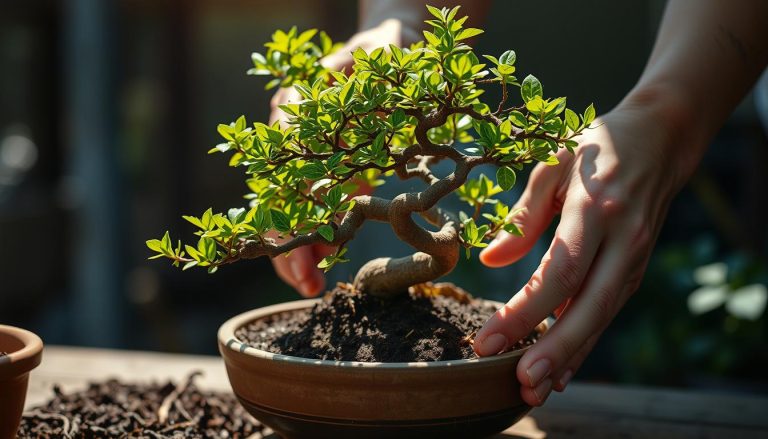 how to repot a bonsai tree