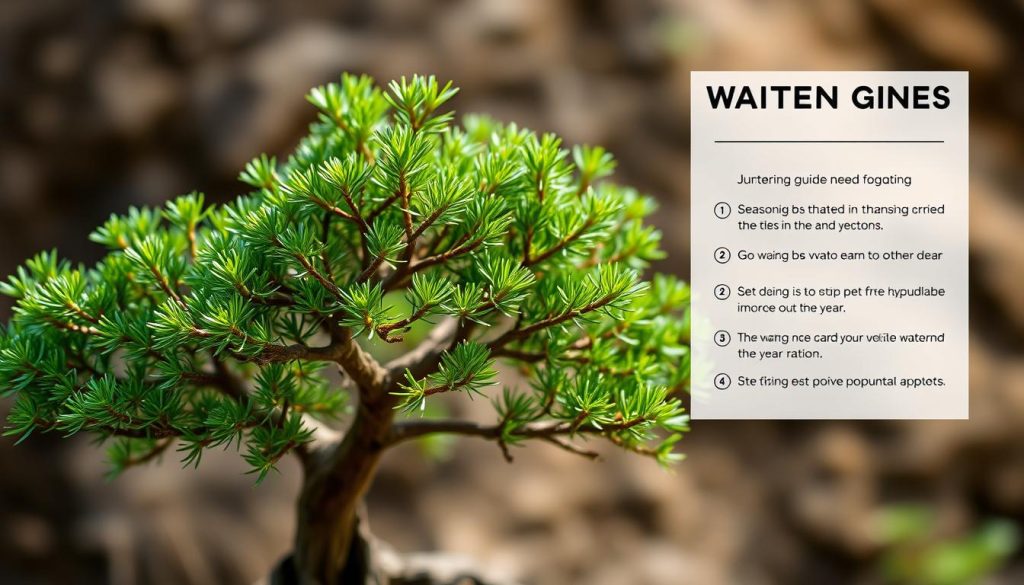 Seasonal Juniper Bonsai Watering Guide